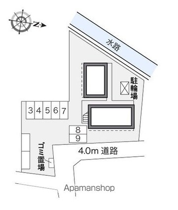 レオパレスラ　ペンナ[1K/20.28m2]の配置図