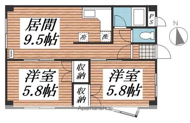 プレミアムバリューバンク美園の間取り写真
