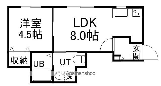 J’S COURT 東札幌の間取り写真