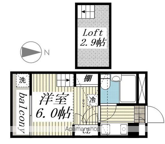 ジュネパレス習志野第１４の間取り