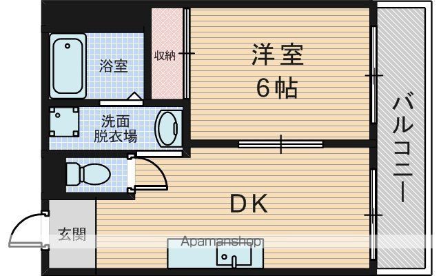 KSレジデンス上新庄の間取り写真