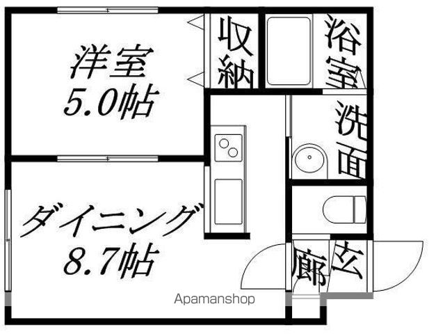 サークヒル学園前の間取り写真