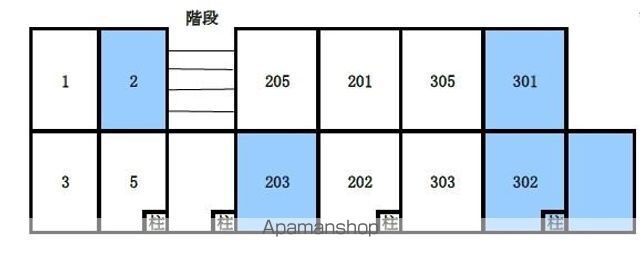 和歌山県和歌山市新中島[1LDK/56.87m2]の配置図