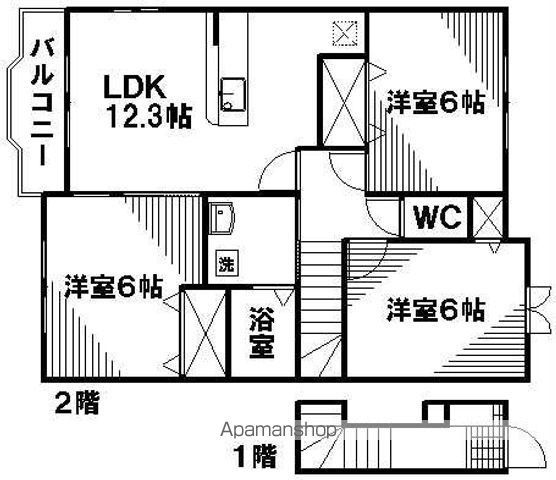 クレメントKNの間取り写真