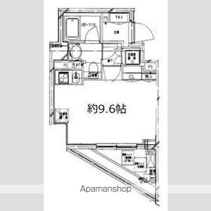 ＳーＦＯＲＴ中板橋[1R/26.2m2]の間取図