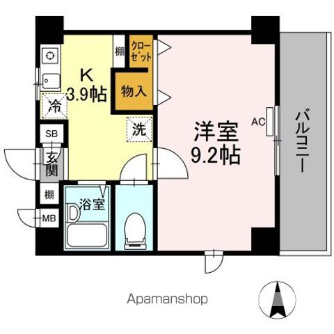 メゾンなかやまの間取り写真