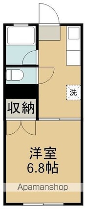 吾妻コーポ[1K/22.72m2]の間取図