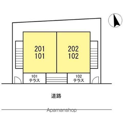 セトルフラット仲手原 102 ｜ 神奈川県横浜市港北区仲手原２丁目7-5（賃貸アパート1R・1階・22.02㎡） その7