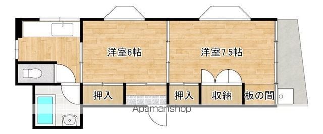 プランドールの間取り写真