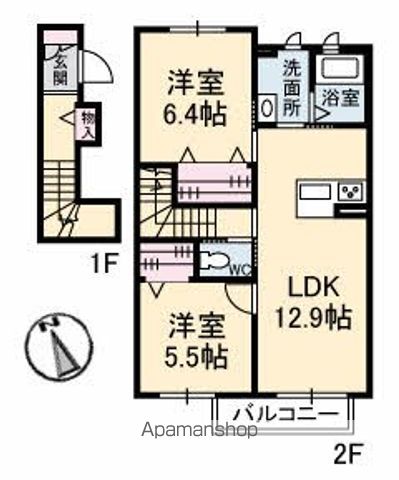 ディアコートの間取り写真