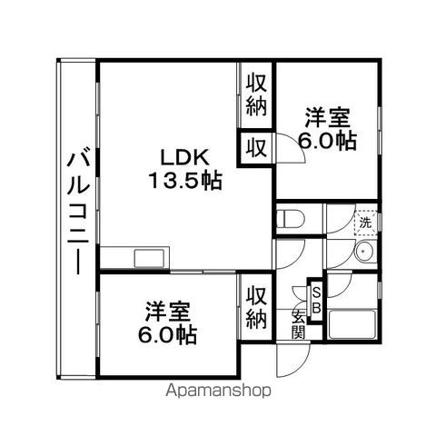 第２パープルハイムの間取り