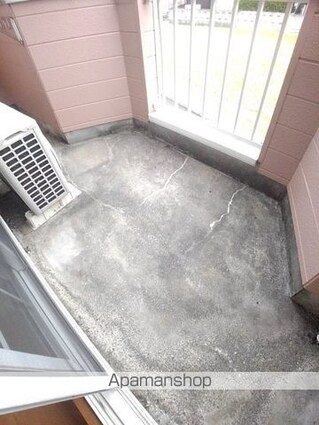 コーポリバーサイド　Ａ[2LDK/58.53m2]のバルコニー