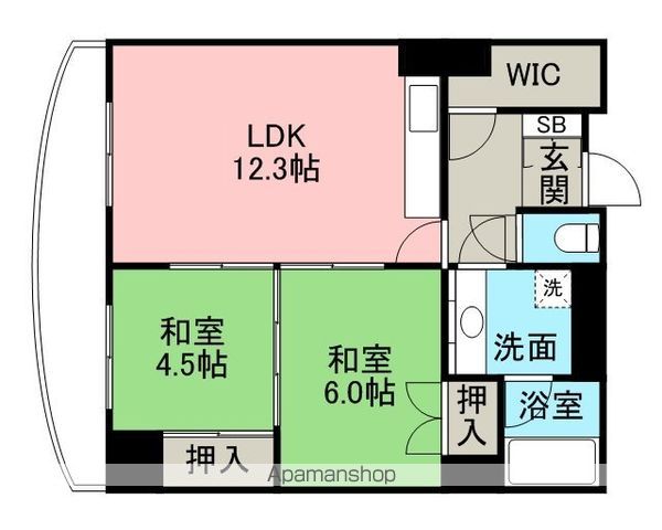 二日市温泉エクセル17の間取り写真