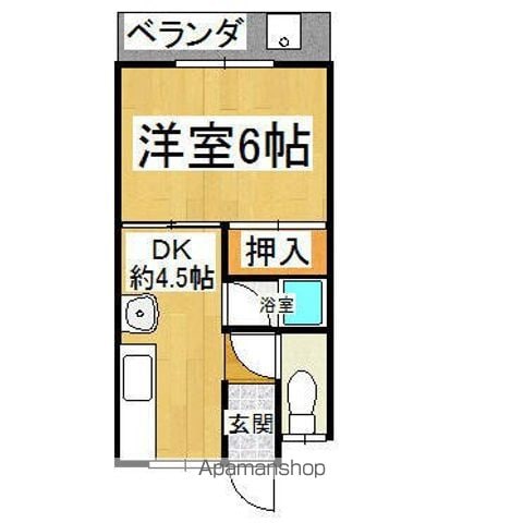ハッピーハイツ大保の間取り写真