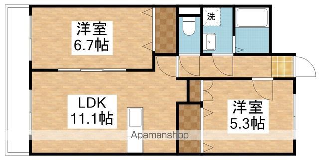 ローズベイ新潟南の間取り写真