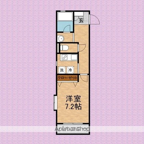 エルミタージュの間取り写真