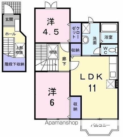 MAISON DEUXの間取り写真