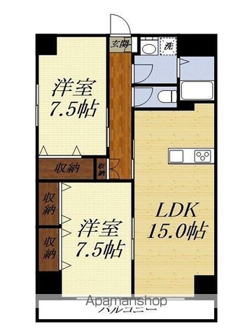 MPX番館の間取り写真