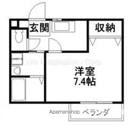 ハイツＴ＆ＡⅡ[1K/27.3m2]の間取図