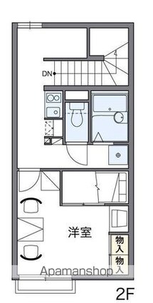 レオパレスＹＯＵＴＯ[1K/28.15m2]の間取図