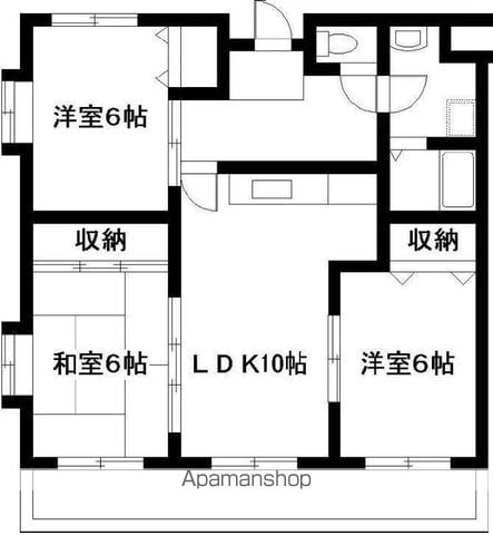 東大宮マンションの間取り写真