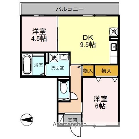 レフィナードカルチェ C棟の間取り写真