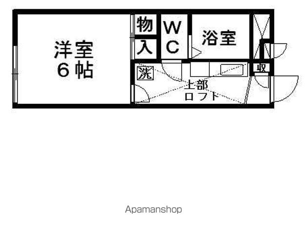 レオパレスキンモクセイの間取り写真