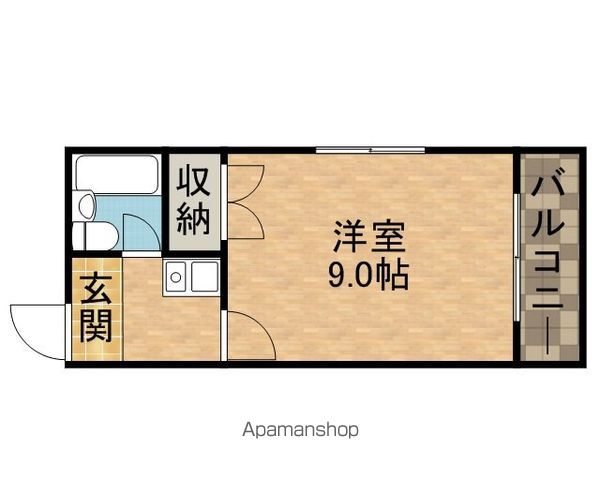 エルムマンションの間取り写真
