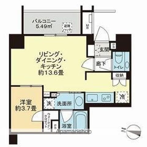 アトラス品川中延の間取り写真