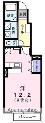 レイ　ツインズⅡ[1K/33.15m2]の間取図