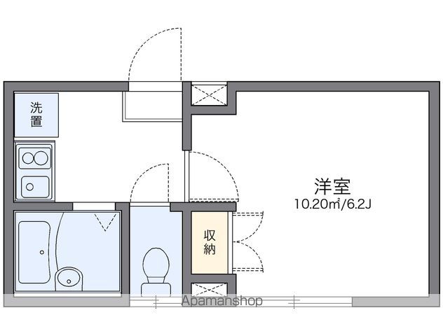 レオパレスフォレストヒルの間取り写真