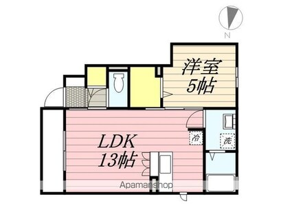 アネックスＹⅦ[1LDK/42.33m2]の間取図