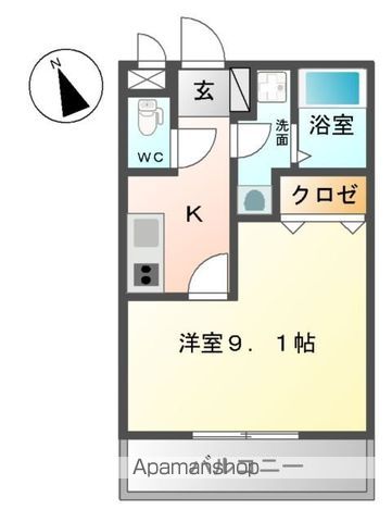 CLAIRE Kの間取り写真