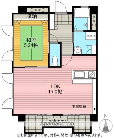 郡山市 7階建 築24年の間取り写真