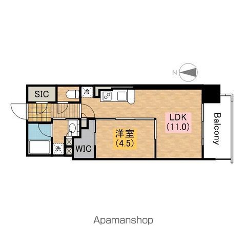 OPUS RESIDENCE SHINSAIBASHI SOUTの間取り写真