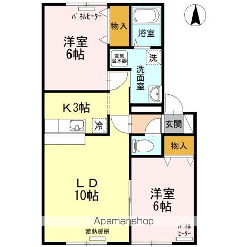 セジュール拓北の間取り写真