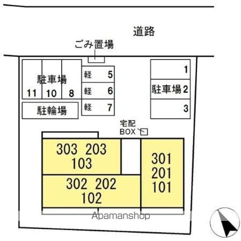 ルミナーレ（大和田新田ＰＪ） 302 ｜ 千葉県八千代市大和田新田1085-9（賃貸アパート1LDK・3階・43.60㎡） その22