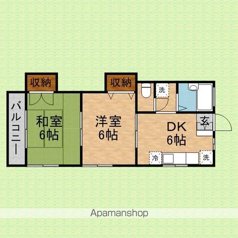 レモンハウスIIB棟の間取り写真