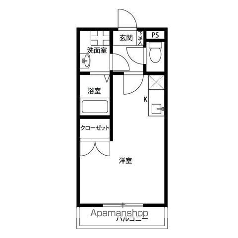 アムール MAJYESの間取り写真