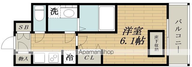 スプランディッド新大阪DUEの間取り写真