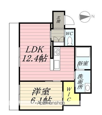 グランマスト西崎 A棟の間取り写真