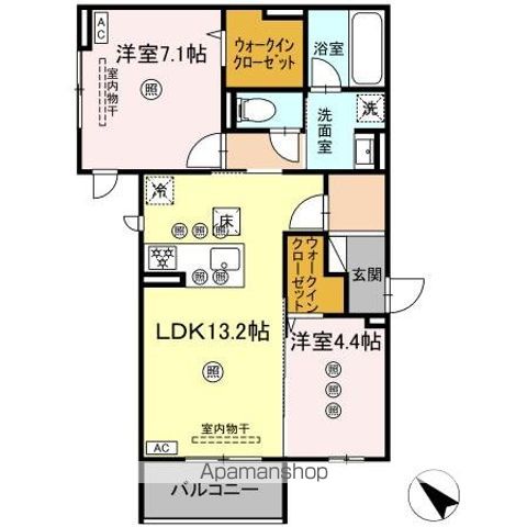 DーAXIS東雲本町の間取り写真