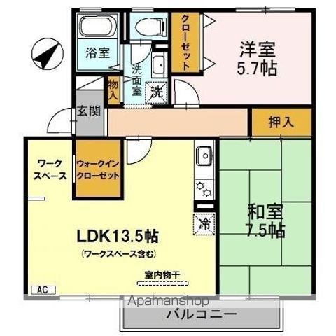 メゾン ボヌールの間取り写真
