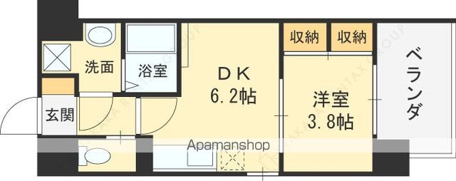 ビガーポリス528滝川公園IIIの間取り写真