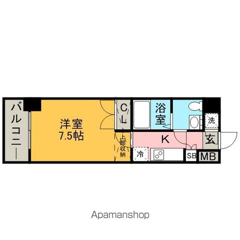 No72 HARBOR EAST TOWERの間取り写真