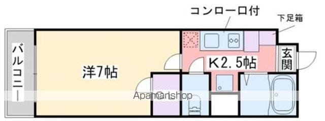 福岡市東区箱崎のマンションの間取り