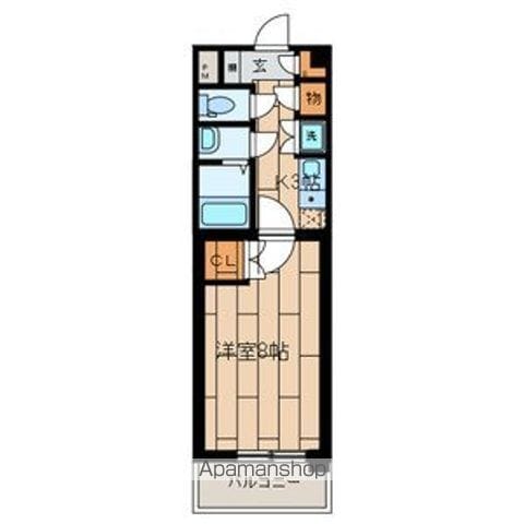 武蔵村山市大南のマンションの間取り