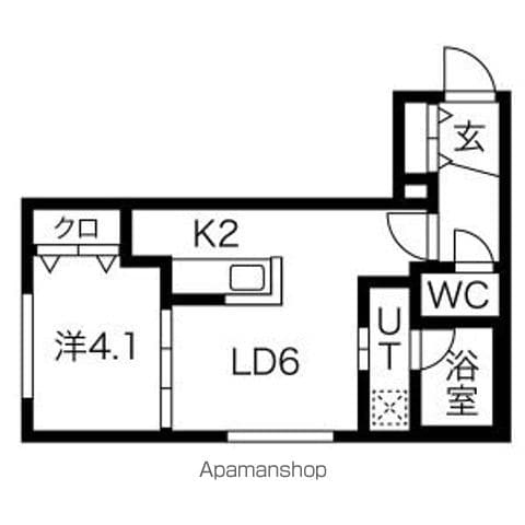 MINES福住の間取り写真
