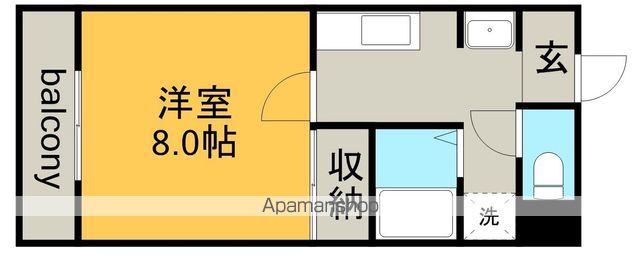 ブローニュ神山の間取り写真