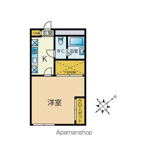YC北郷の間取り写真